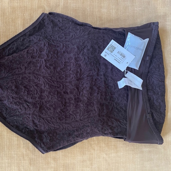 NWT Zimmermann Acacia 1pc Textured Bandeau Swimsuit - Size 2 - Picture 8 of 11